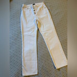J. Crew Women's Button Fly Straight Leg Jeans
